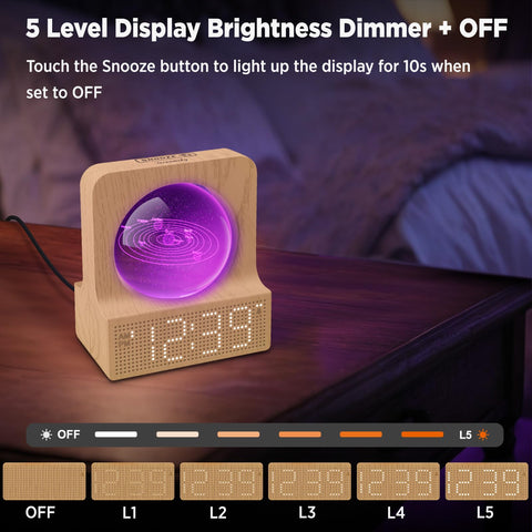 DreamSky RGB night light offers vibrant colors for mood lighting.