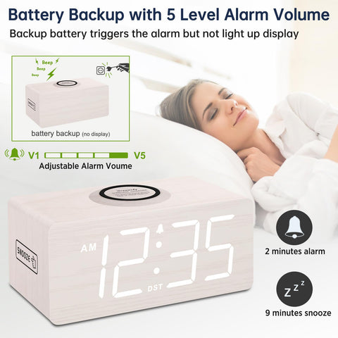 DreamSky built-in USB port to charge an extra device from the clock.