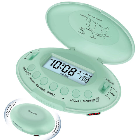 DreamSky vibrating alarm clock bed shaker under pillow for reliable wakeups