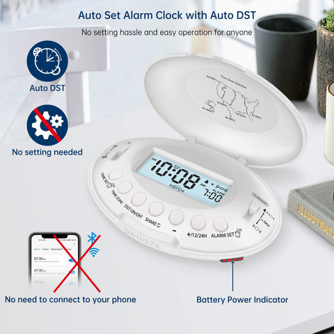 DreamSky wake mode with both vibrating alarm and beeping option.