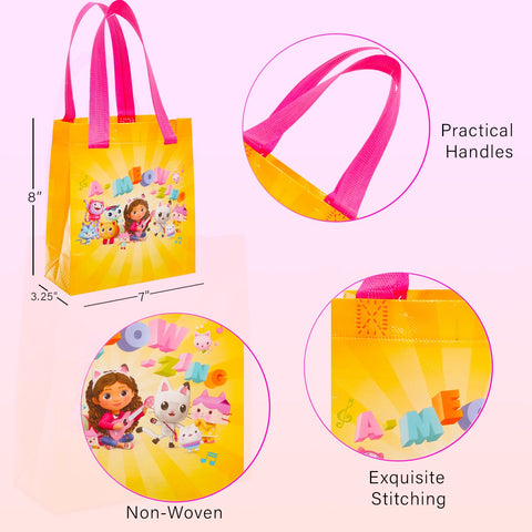 DreamWorks Gabby's Dollhouse tote bags – handle detail and sturdy construction.