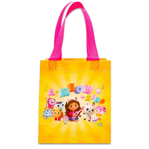 DreamWorks Gabby's Dollhouse tote bags 24-pack – side profile, great for loot bags.