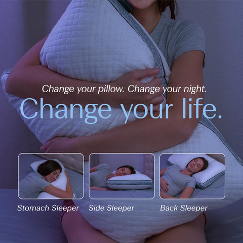 DreamyBlue Sapphire Pillow uses CertiPUR-US foam for premium quality.
