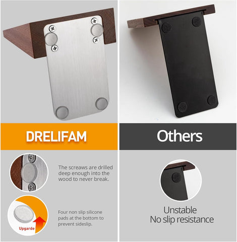 DRELIFAM stainless steel plate and screws for durable construction.