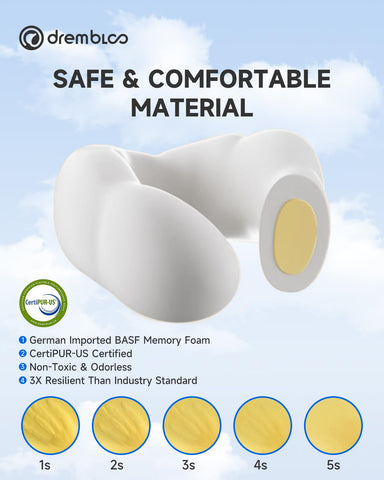 Drembloo breathable skin-friendly fabric cover stays cool.