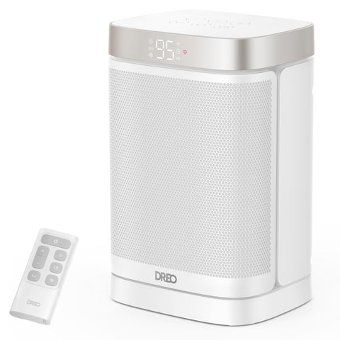 DREO Atom One remote control enables easy temperature adjustments for comfort