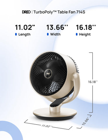 DREO bedroom air circulation demonstrates whole-room airflow coverage.