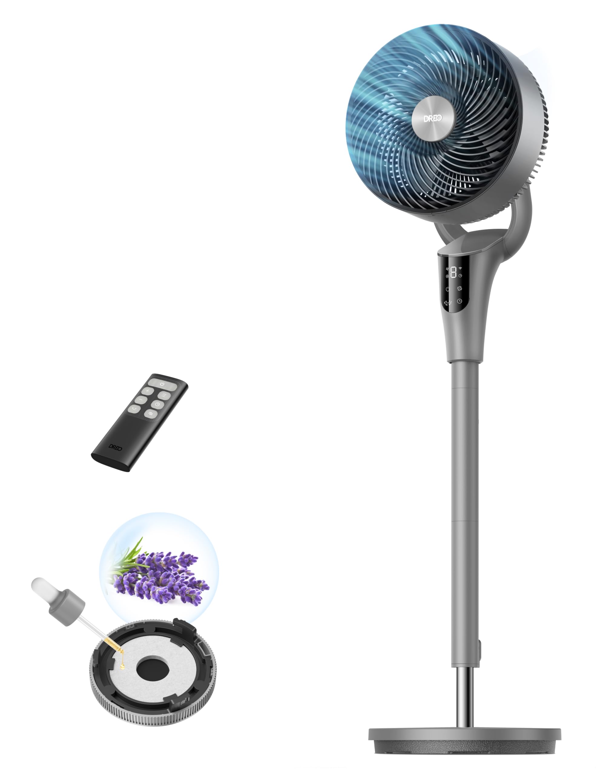DREO Bedroom Fan 2026 upgraded airflow reaching the whole room for even cooling