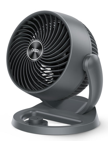 Dreo desk fan 12-inch base with convenient handle for quick repositioning