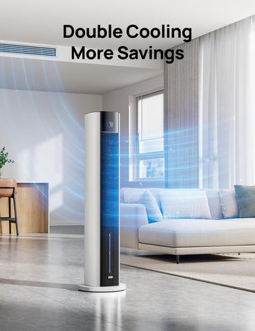 DREO 12H timer feature image illustrates scheduled cooling