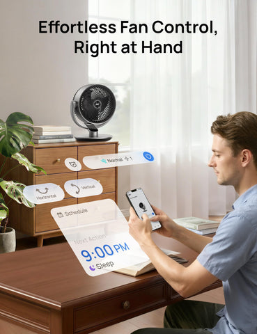 Dreo DR-HAF004S smart control app shows versatile convenience