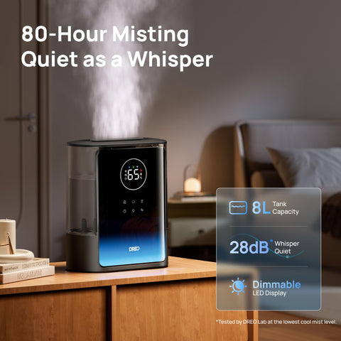 DREO HM717S quiet operation supports sleep and work.
