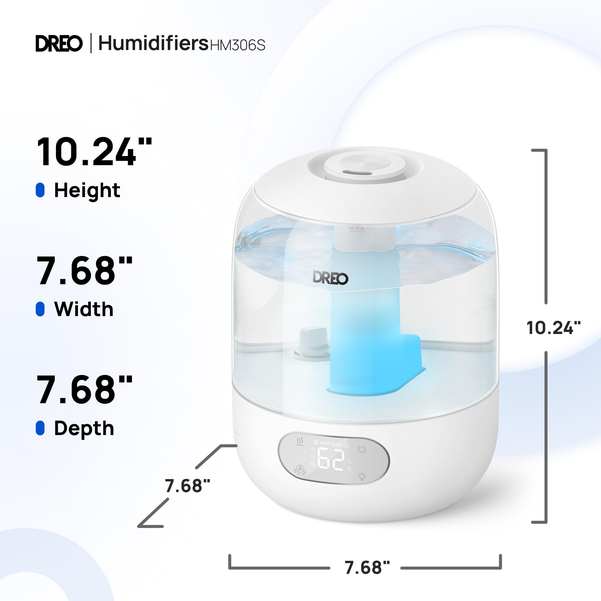 DREO humidifier ideal for baby nurseries and bedrooms