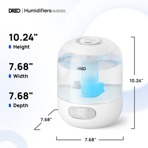 DREO humidifier ideal for baby nurseries and bedrooms