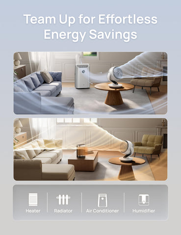 DREO quiet technology ensures a nearly silent airflow for restful nights.