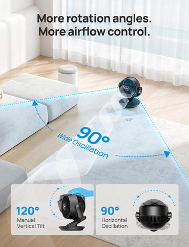 Dreo remote control operation showing convenient adjustments without leaving bed