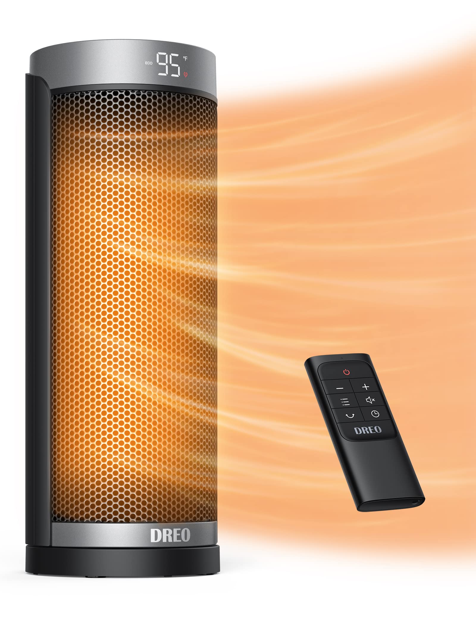 Dreo remote-control heater lets you adjust comfort from anywhere in the room.