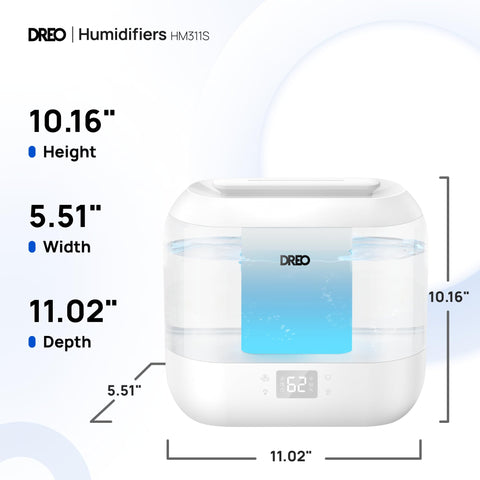 DREO cartridge indicator shows when to replace the demineralization cartridge