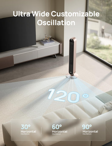 DREO fan with Alexa/Google compatibility for hands-free comfort