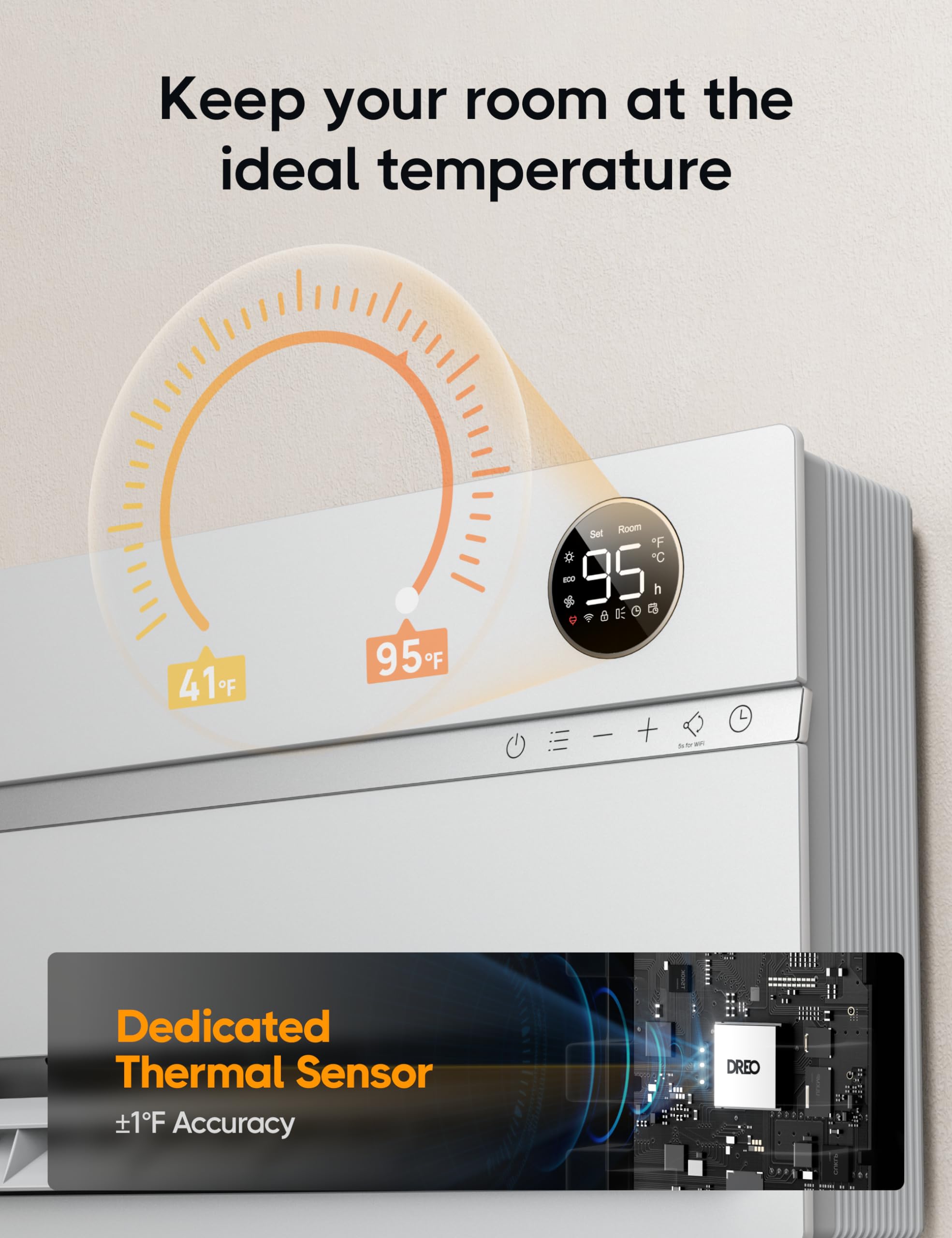 Dreo WH719S easy-mount guide simplifies installation.