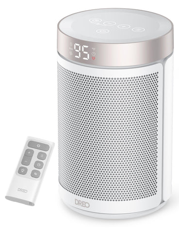 DREO Space Heater front display with quick temperature controls