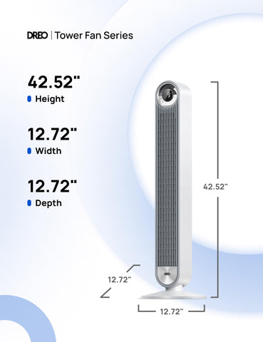 DREO remote control for quick adjustments from bed