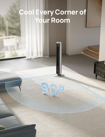 Four modes tailor airflow to your comfort.
