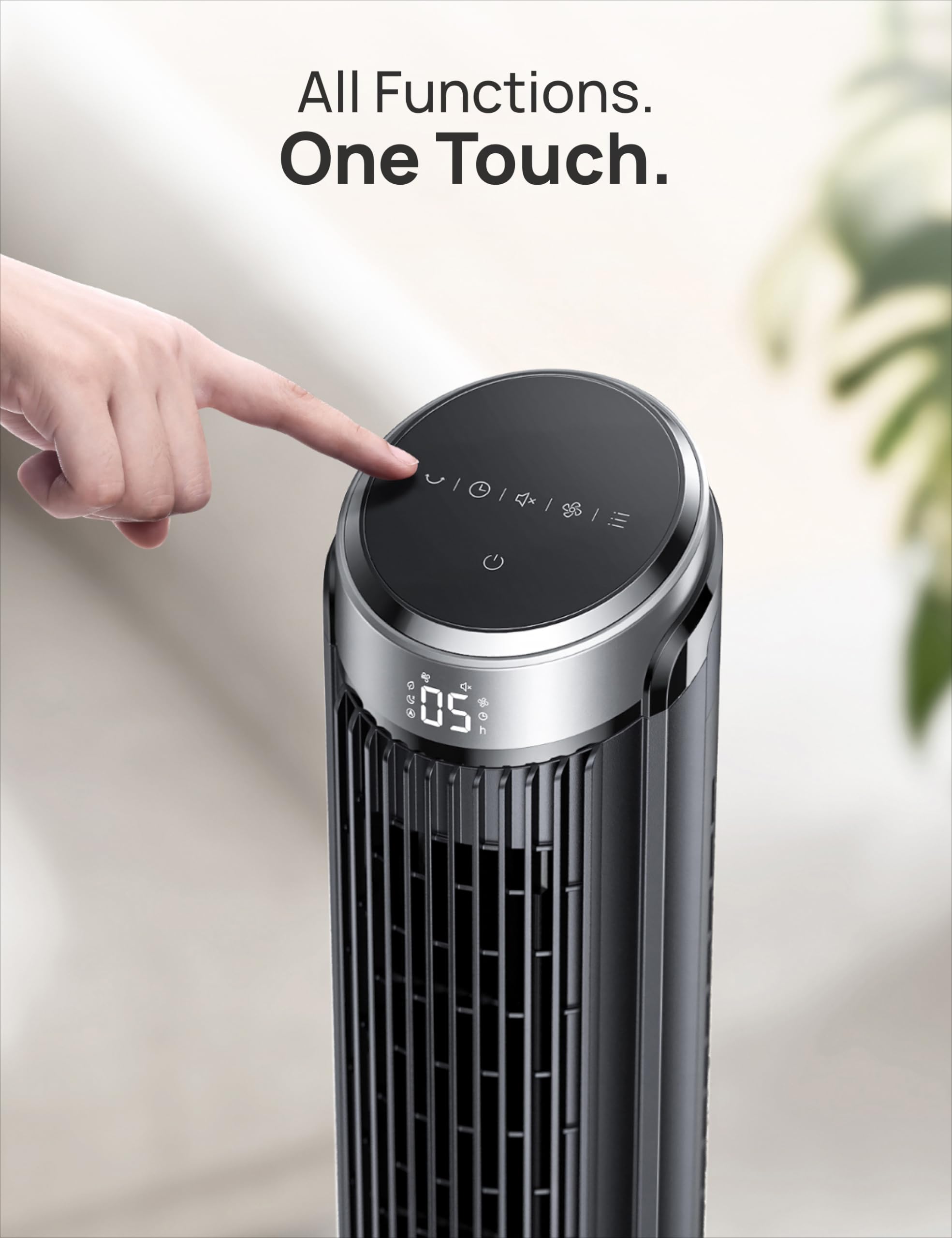 DREO 40-inch standing fan provides wide-area cooling