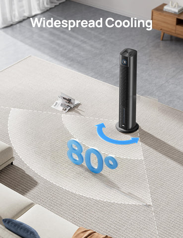 DREO easy-clean design simplifies maintenance.