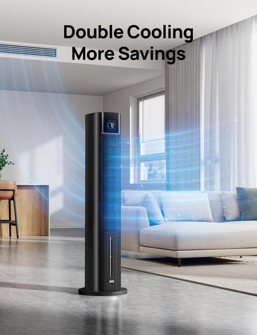 DREO four modes and speeds tailor cooling to needs.