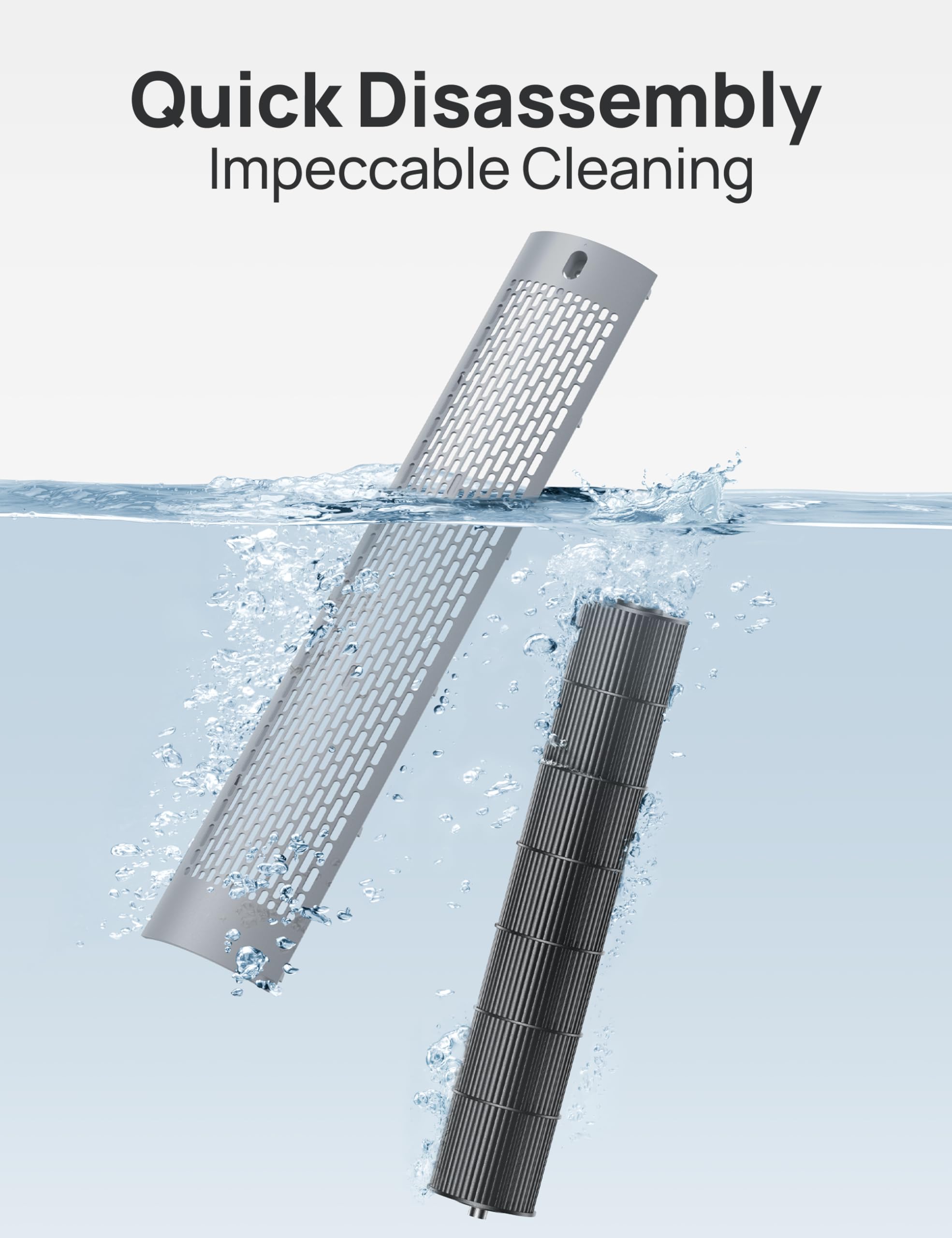 DREO bladeless design provides safe, smooth airflow