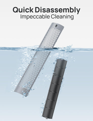 DREO bladeless design provides safe, smooth airflow