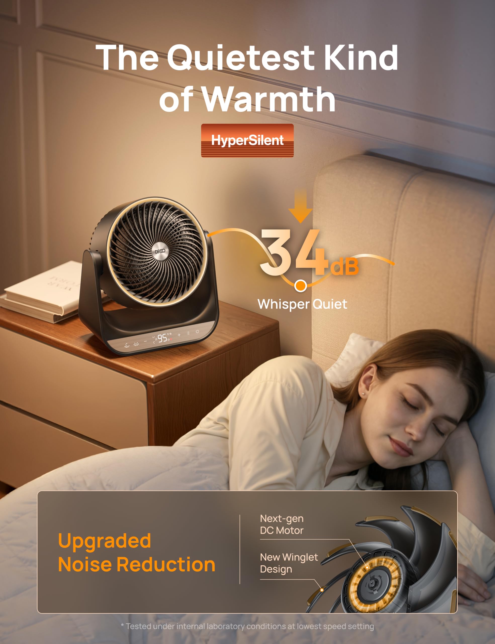 DREO 714 ECO mode delivers energy-aware comfort