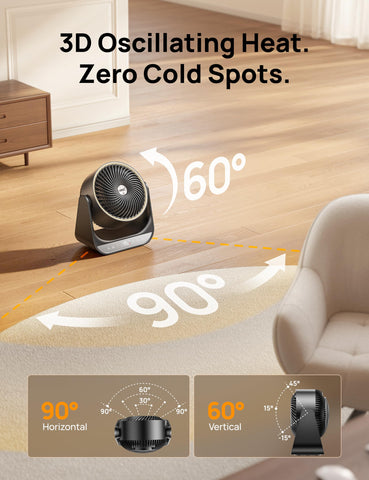 DREO 714 timer display helps schedule warmth for 12 hours