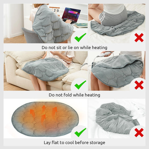 Drewin weighted pad used at a desk setup for office relaxation.
