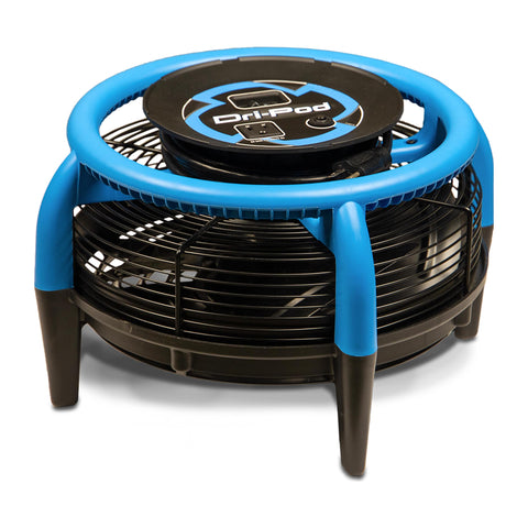 Dri-Eaz Dri-Pod Pro omnidirectional dryer delivers fast, even airflow for floors and carpets.