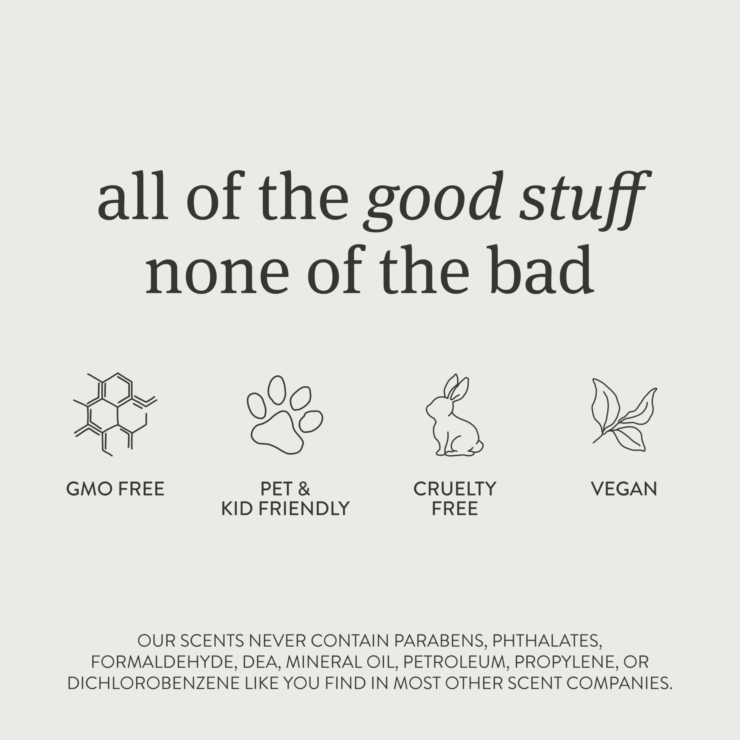 Drift Grove refill icon emphasizing pet-safe ingredients for homes with pets.