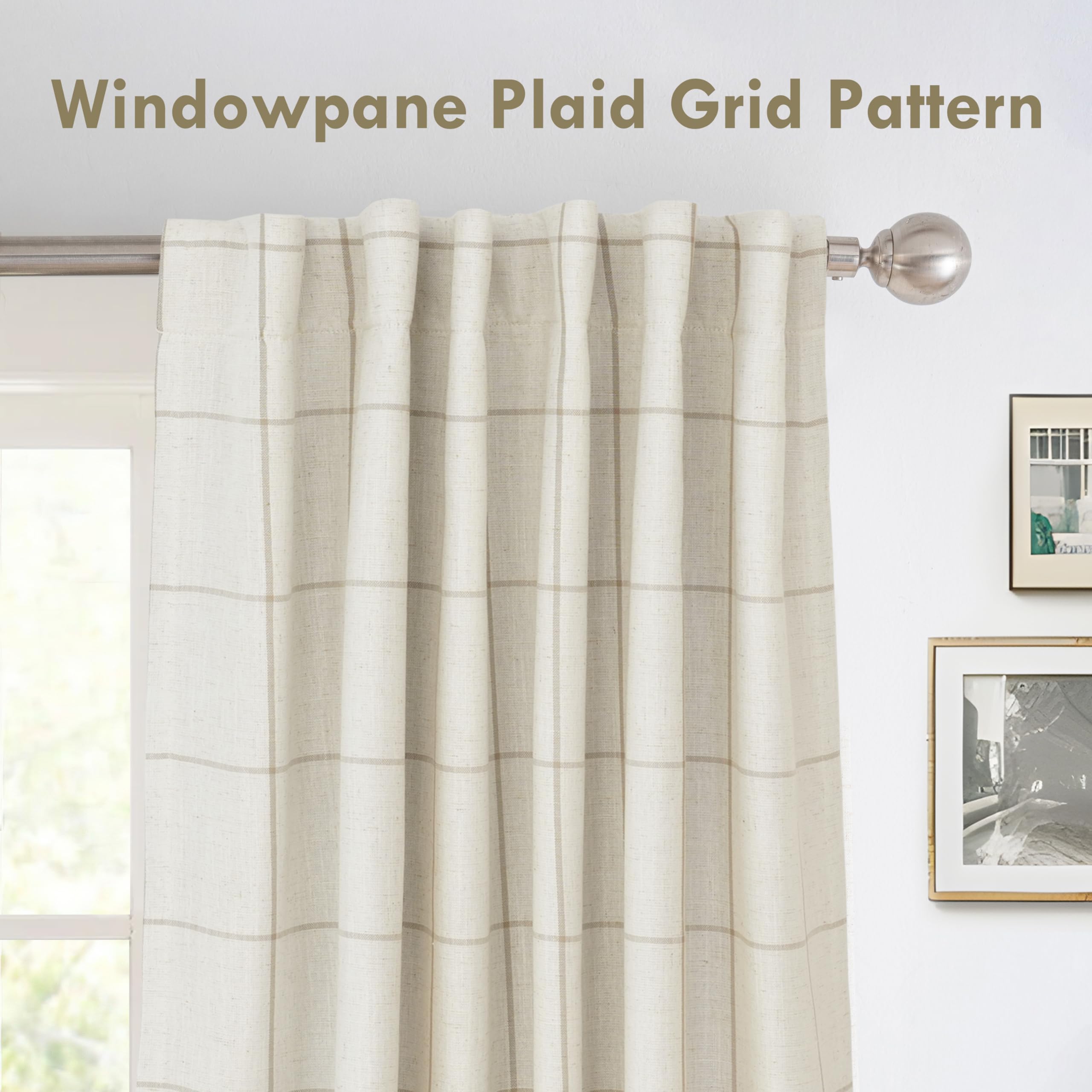 DriftAway back-tab and rod-pocket hanging option for versatile installation.
