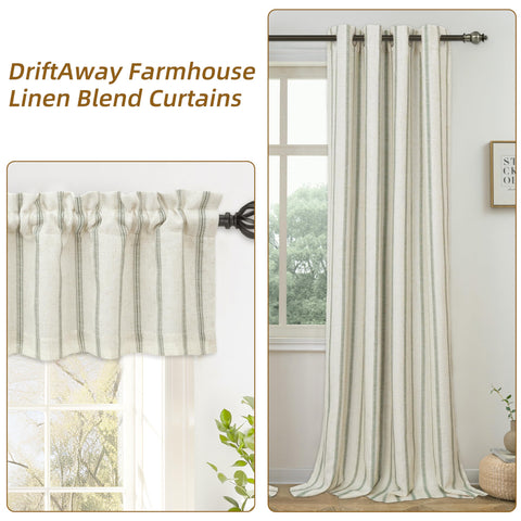 DriftAway linen blackout panels offer daytime privacy with soft daylight