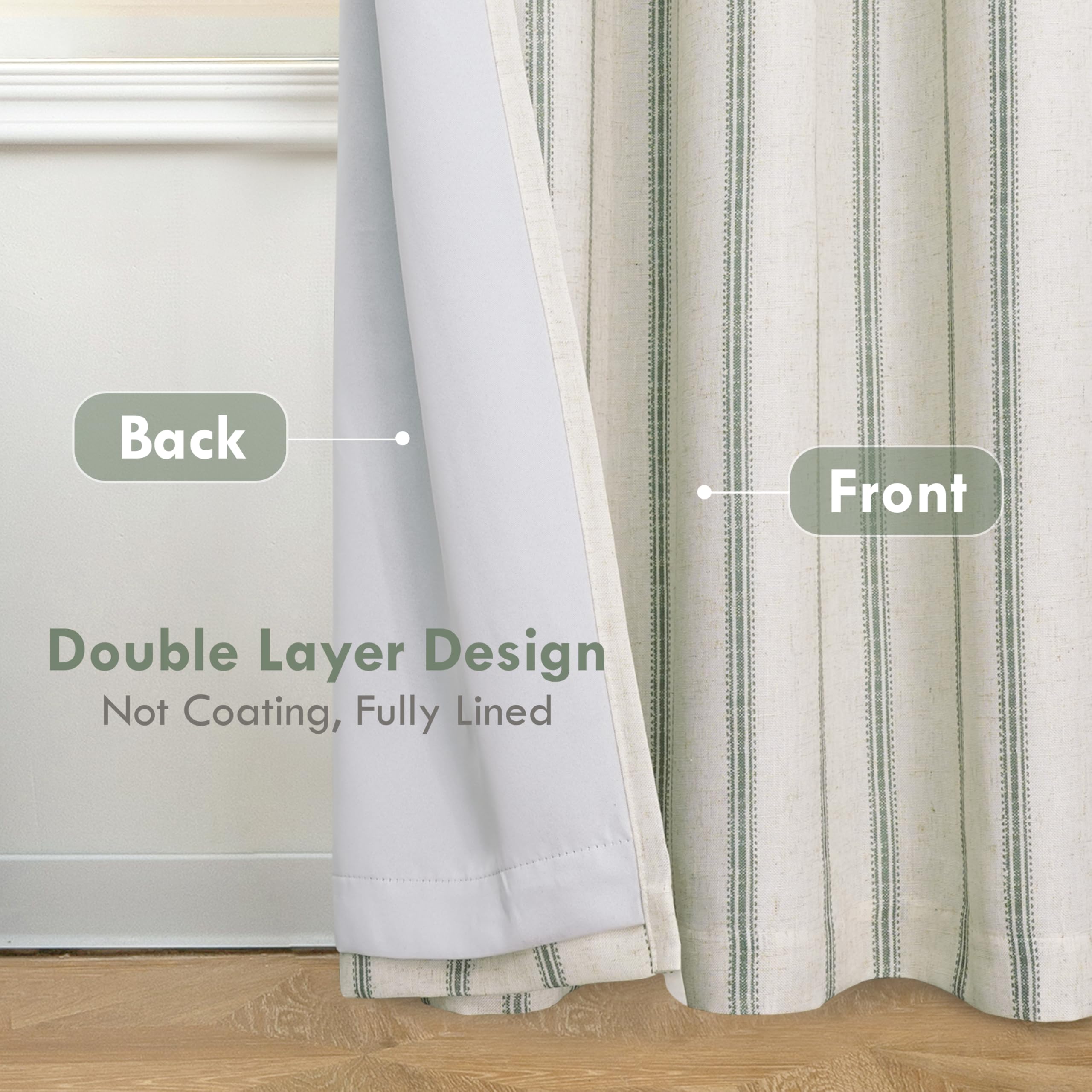 DriftAway Farmhouse linen close-up texture highlights natural fibers and rustic charm