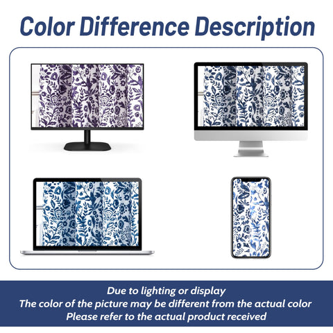 DriftAway Julia navy floral close-up highlights the watercolor print