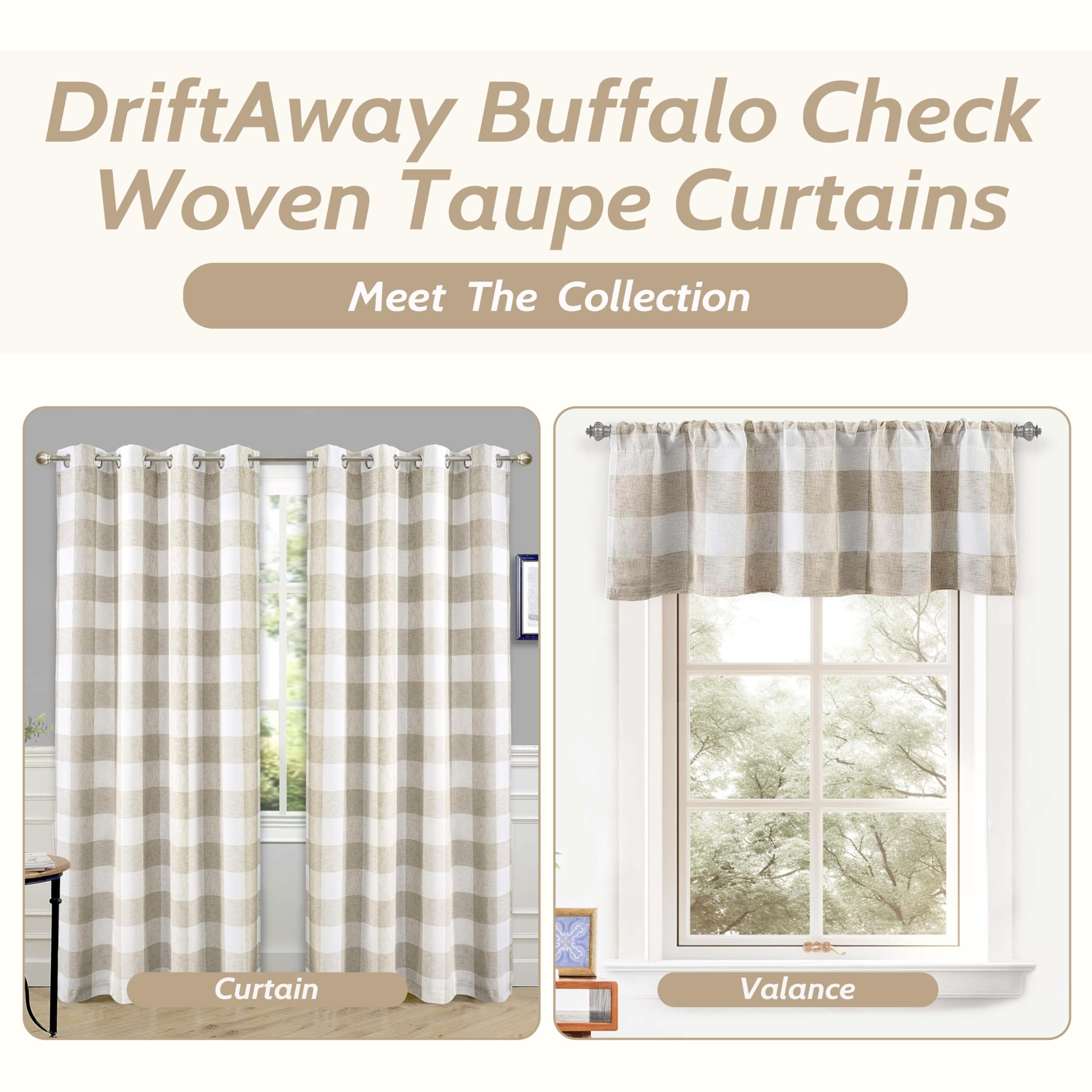 DriftAway machine washable curtains maintain shape and color after wash