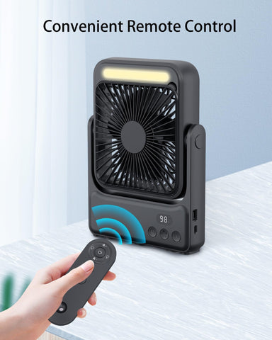 DRIFWIN 10000mAh battery with LED display shows remaining power.