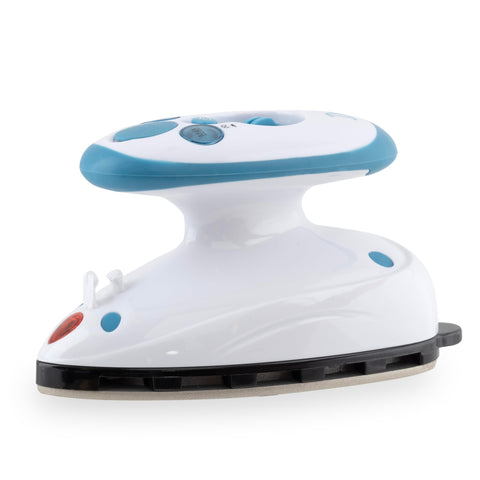 Dritz Mighty Travel Iron measuring cup helps with accurate water fill