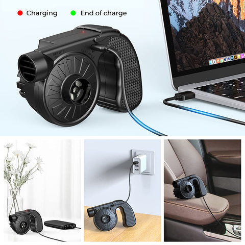 Dr.Meter cordless operation lets you inflate anywhere without cords
