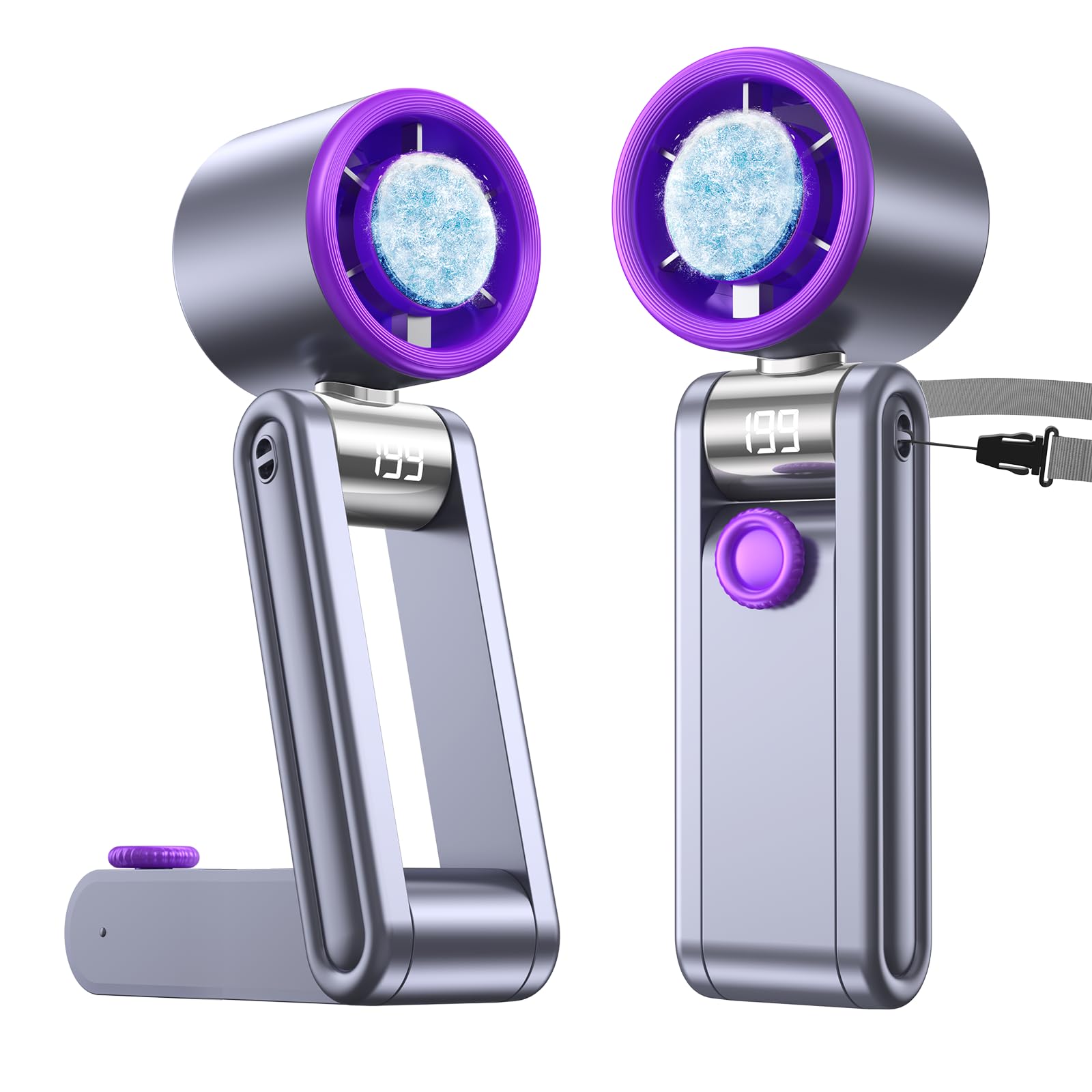 DRORION portable ice-cooled fan with cooling function for hot days