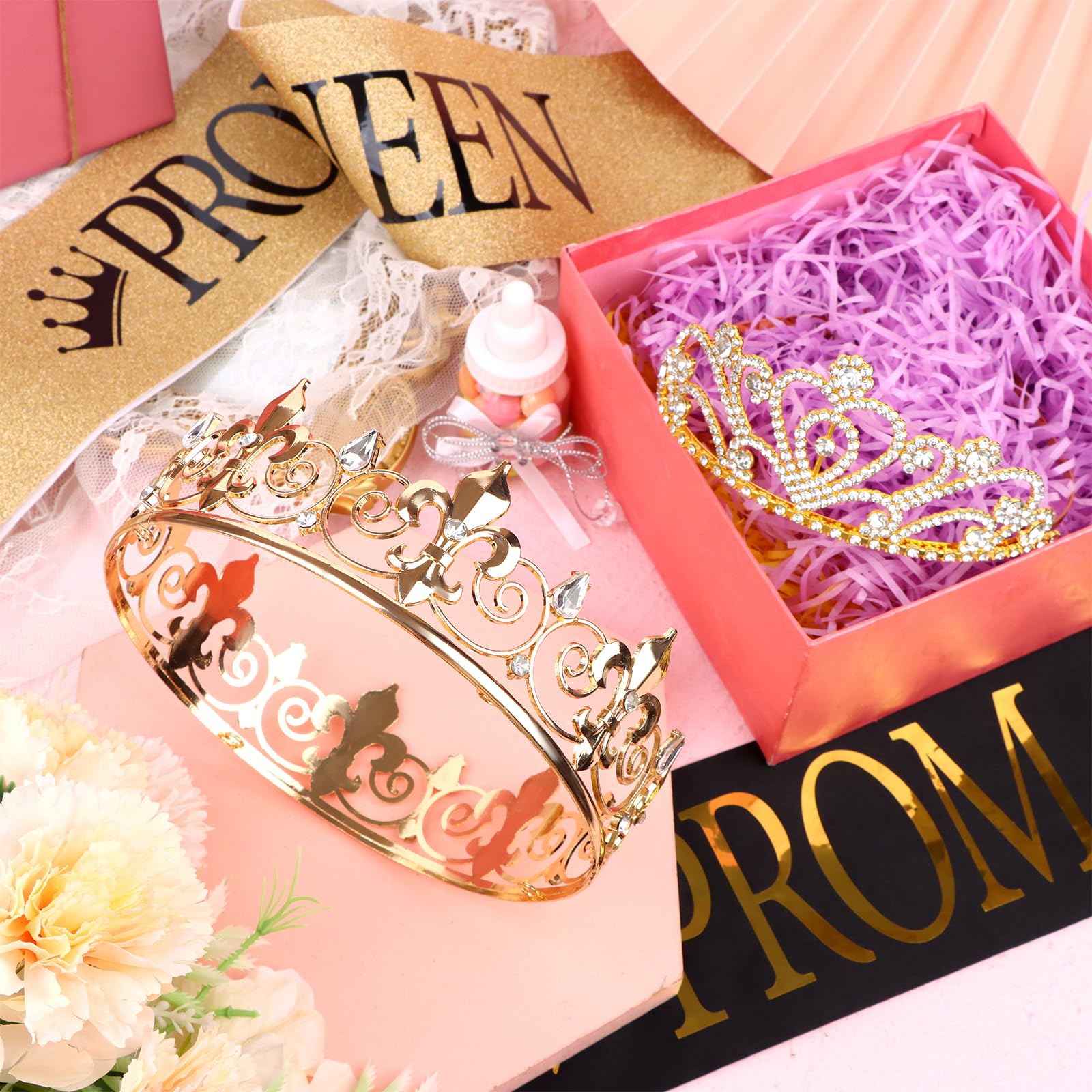 Droutti queen crown comb design helps keep it in place.