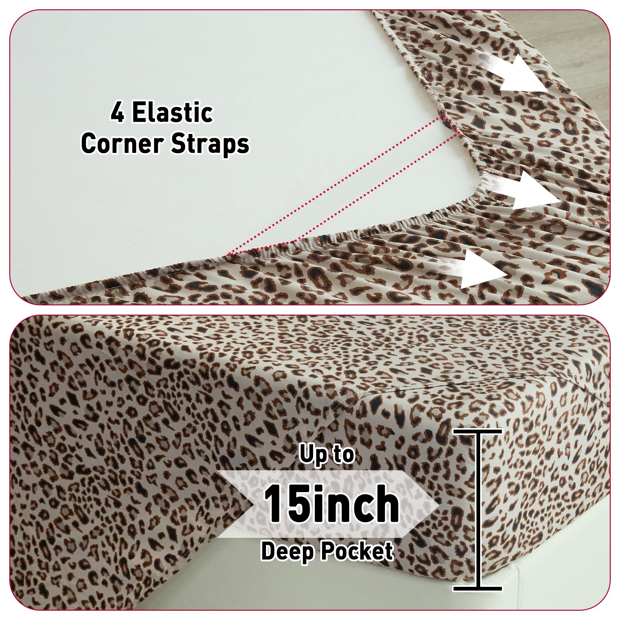 Drozeeo soft microfiber feels smooth and resists wrinkling after washing.