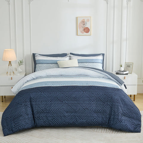 Drucon blue fitted sheet showing 60x80-plus-12 dimensions for deep, secure fit