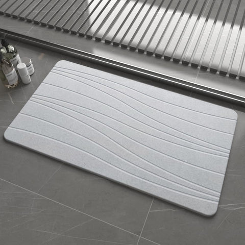 Drvykkn extra-large stone bath mat 30x17 inches for rapid drying